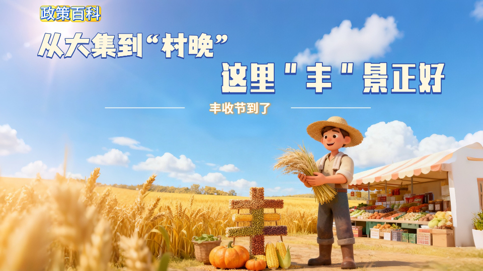 政策百科 | 丰收节到了！从大集到“村晚”，这里“丰”景正好