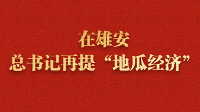 在雄安，总书记再提“地瓜经济”