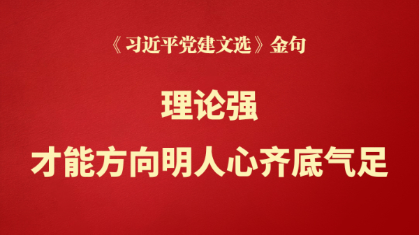 理论强，才能方向明人心齐底气足
